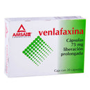 Venlafaxina 75mg capsulas con 20 (amsa)