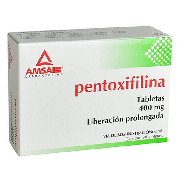Pentoxifilina 40 mg capsulas con 40 (amsa)