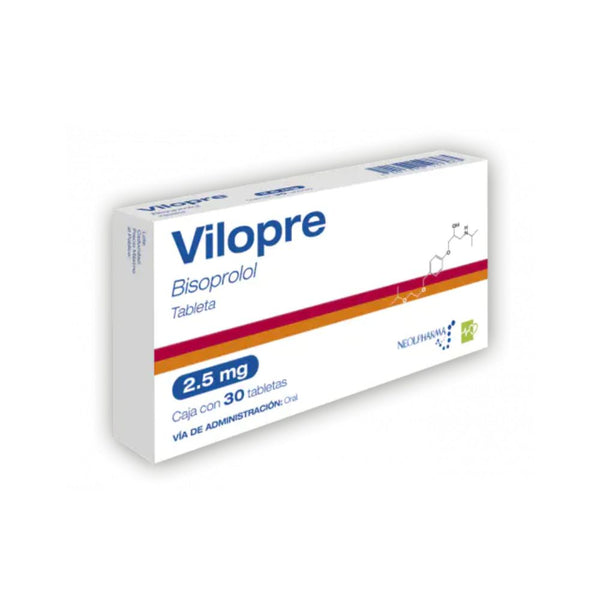 Vilopre 30 tabletas 2.5mg