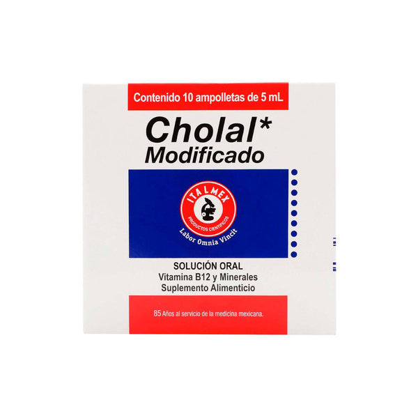 Cholal modificado 10 ampolletas 5 ml