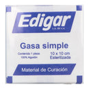 Gasa simple edigar 10x10 con 10 piezas