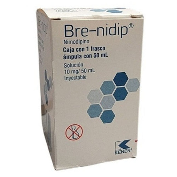 Nimodipino inyectables 10 mg ampolletas con 1(bre-nidip)