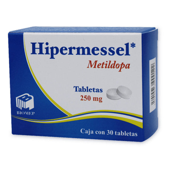 METILDOPA 250 MG. TAB C/30 (HIPERMESSEL)
