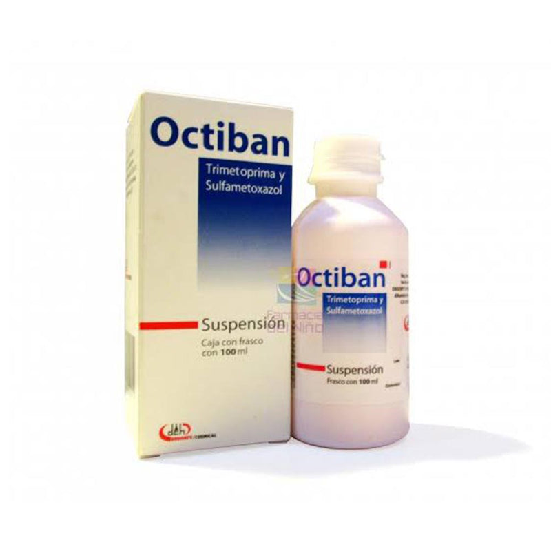 Trimetroprima-sulfametoxazol 40 mg./200 mg./5 ml. suspension 100ml (octiban)