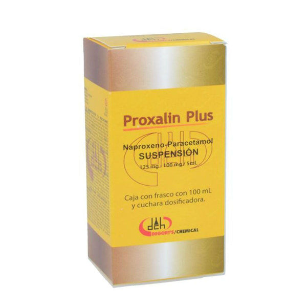 NAPROXENO-PARACETAMOL 100 MG./125 MG./5 ML. SUSP 100ML (PROXALIN PLUS)