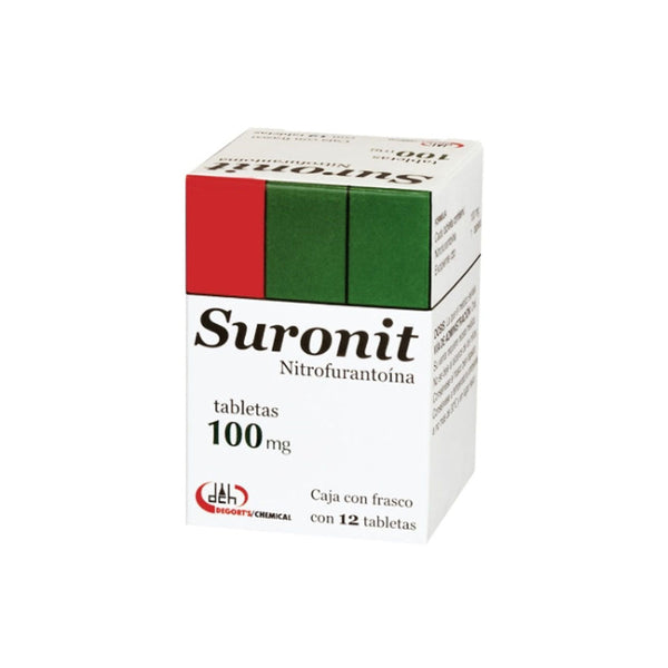 NITROFURANTOINA 100 MG. TAB C/12 (SURONIT) *A