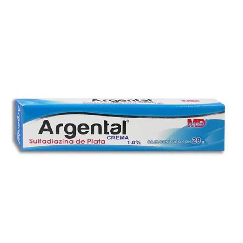 Sulfadiazina de plata 1 g100 g crema 28mg argental