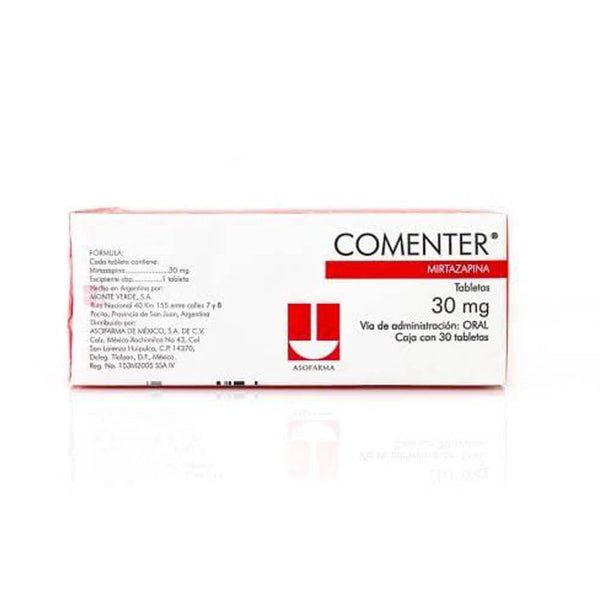 Comenter 30 tabletas 30mg