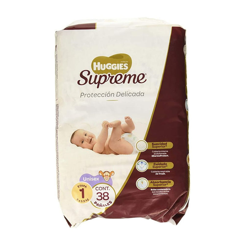 Pañal huggies softcare recien nacido c38