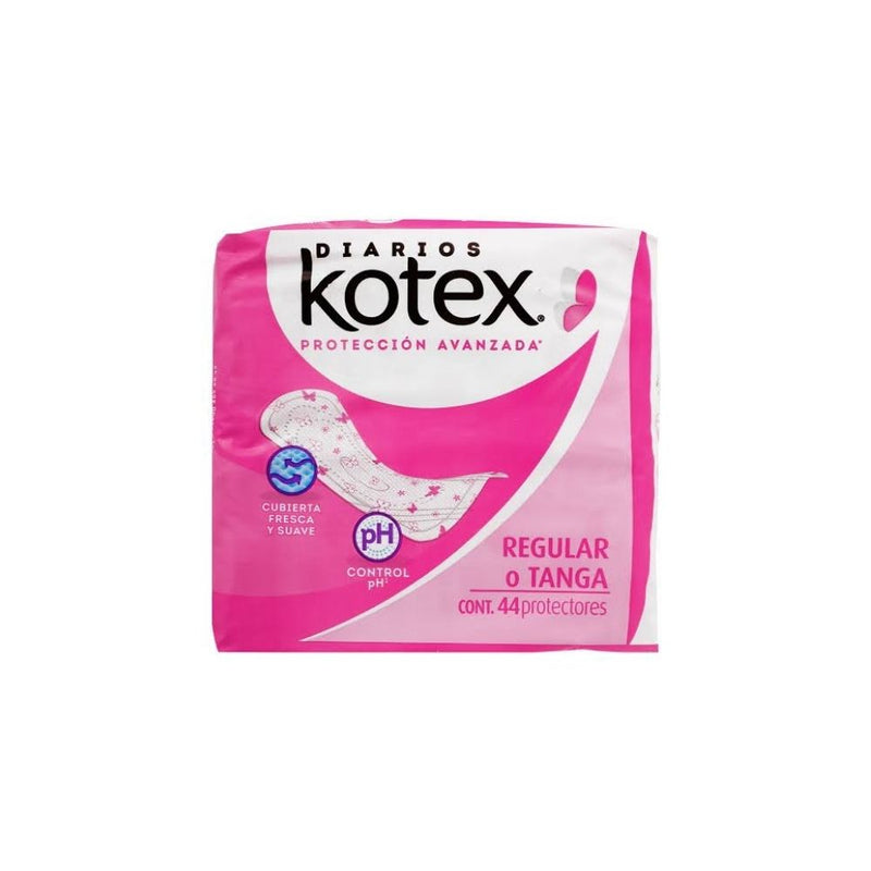 Toallas kotex f&s panty protectores regular 44