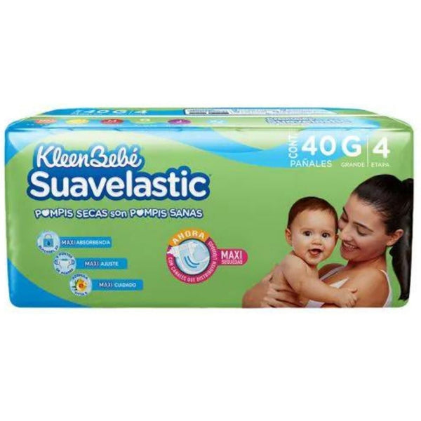 Pañal suavelastic max3 grande 40 piezas