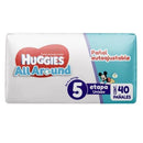 Pan huggies all around e5 unix 40 piezas