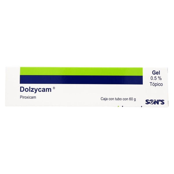 Piroxicam .5% gel 60gr (dolzycam)