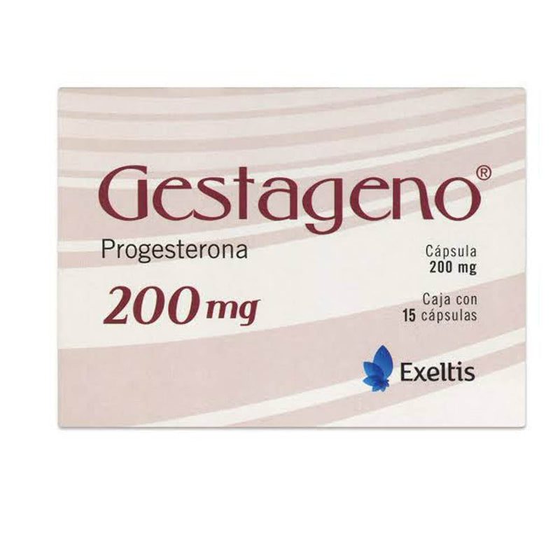 Gestageno 15 capsulas 200mg