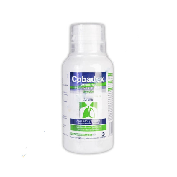 Ambroxol-dextrometorfano 11.25 mg./11.25 mg./5 ml. solucion adulto 120ml (cobadex adulto)