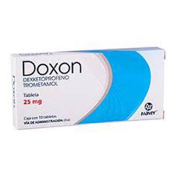 Dexketoprofeno 25 mg tabletas con 10 (doxon)