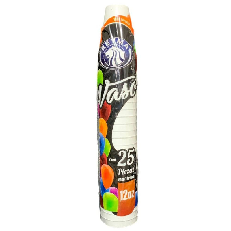 Vaso termico 12 reyma 25 piezas