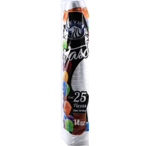Vaso no. 14 termico reyma 25 piezas