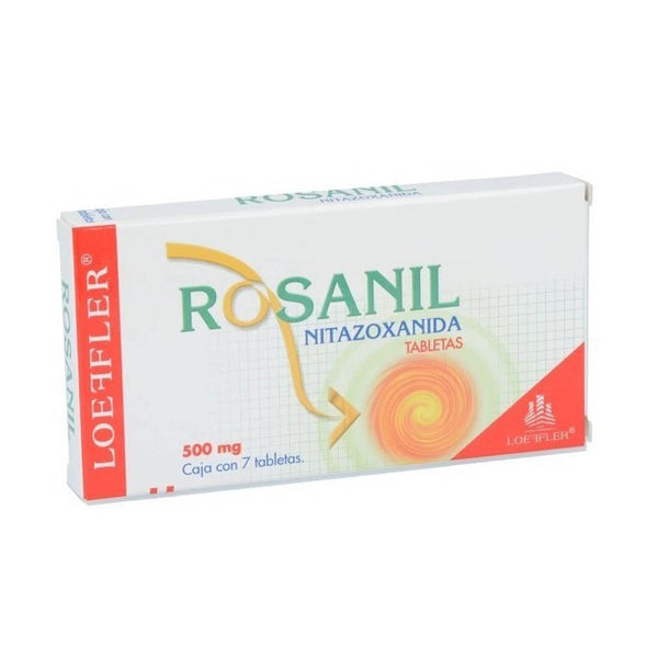 NITAZOXANIDA 500MG TAB C/7 (ROSANIL )