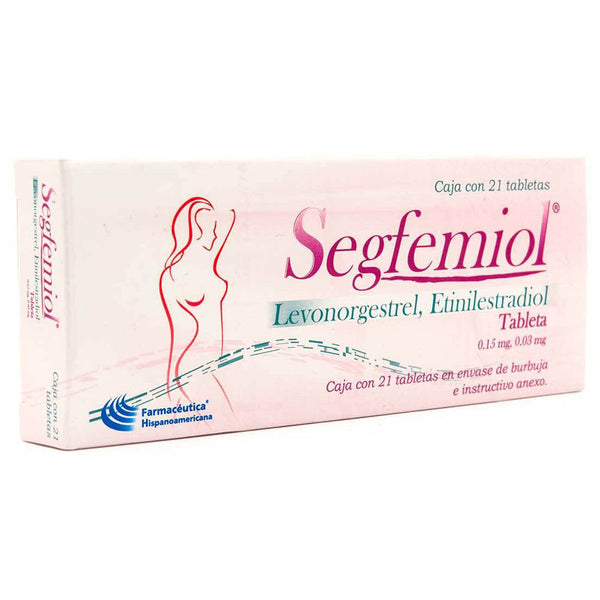 LEVONORGESTREL-ETINILESTRADIOL 0.15/0.03 MG TAB C/21 (SEGFEMIOL)