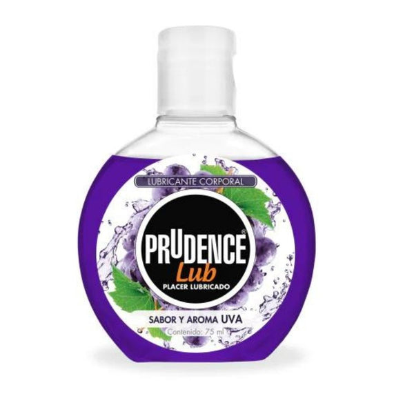 Lubricante prudence sabor, aroma uva 75ml