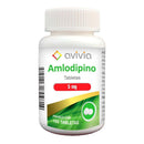 Amlodipino 5 mg tabletas con 100 (avivia)
