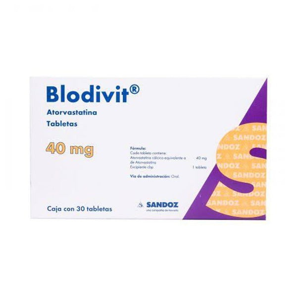 Blodivit 30 tabletas 40mg