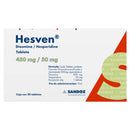 Hesven 450+50mg con 60 tabletas