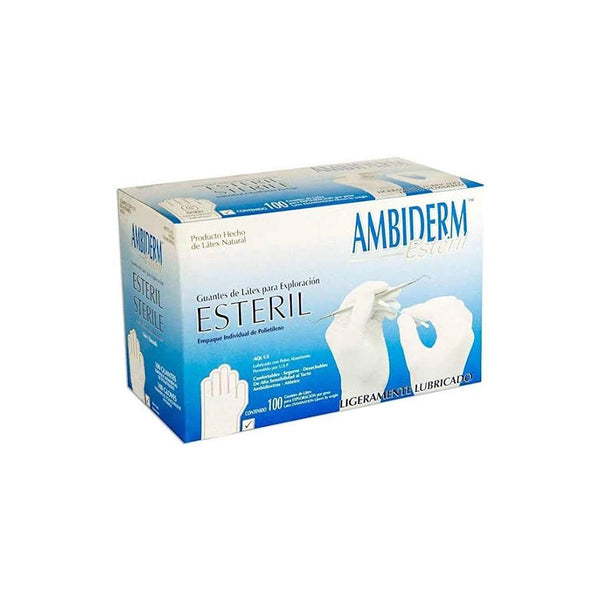GUANTE AMBID ESTERIL GDE C/100