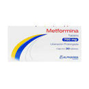 METFORMINA LP 750 MG TABS C/30 (ALPHARMA)