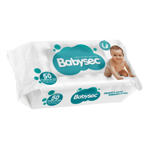 Toallas humedas babysec con 50