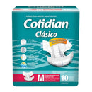 Pañal cotidiano clasico mediano con 10