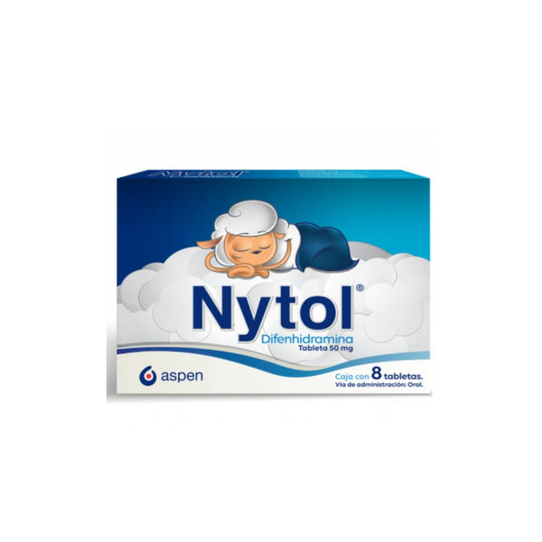 Nytol 8 tabletas 50mg
