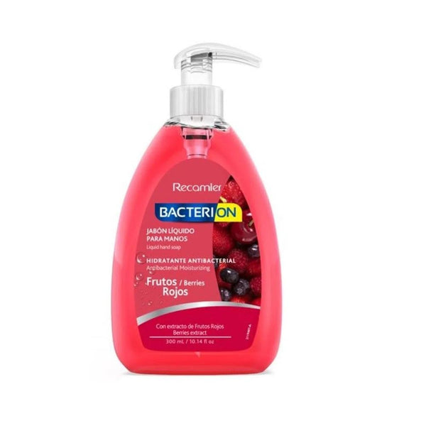Jabon para manos antibacterial frutos rojos 300ml