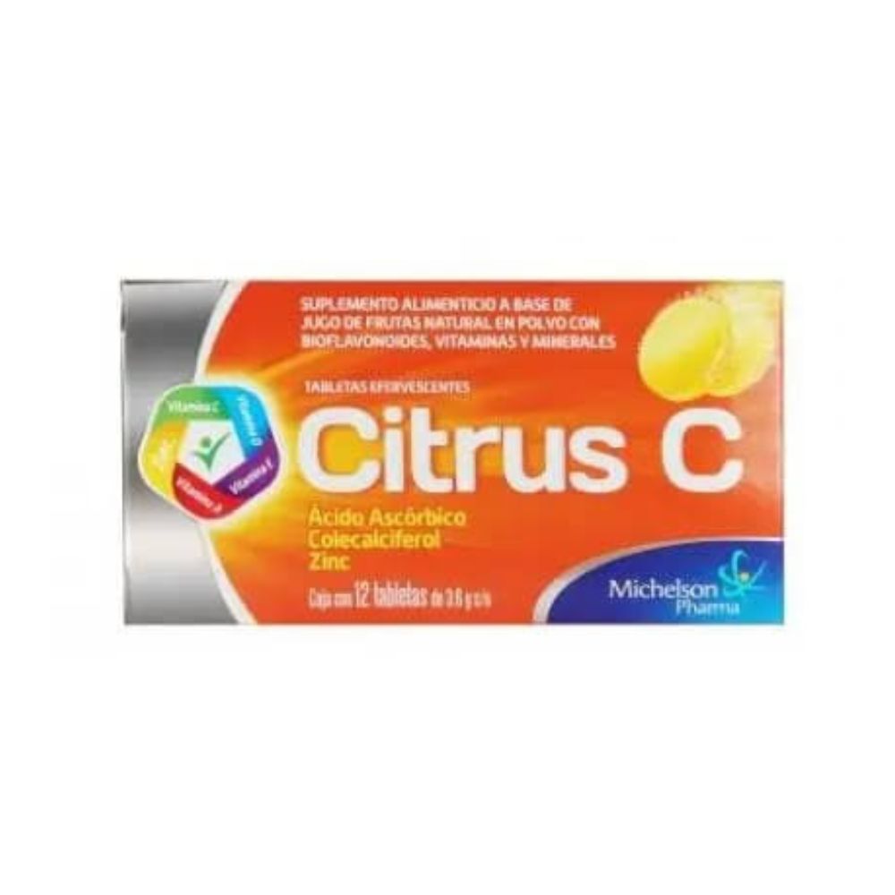 Citrum C Citrus c efervescente con 12 tabletas