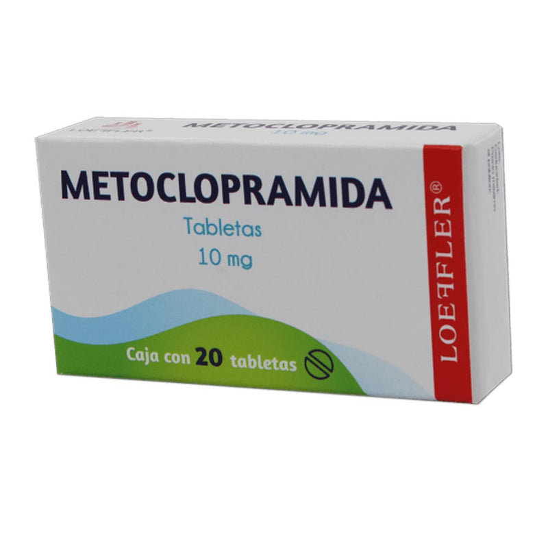 Metoclopramida 10 mg tabletas con 20 (loeffler)