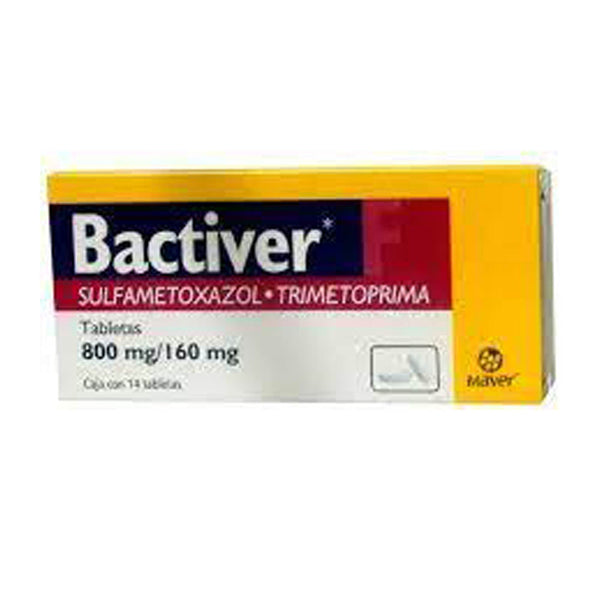 Trimetoprim-sulfametoxazol 160/800 tabletas con14 (a) (bactiver f)