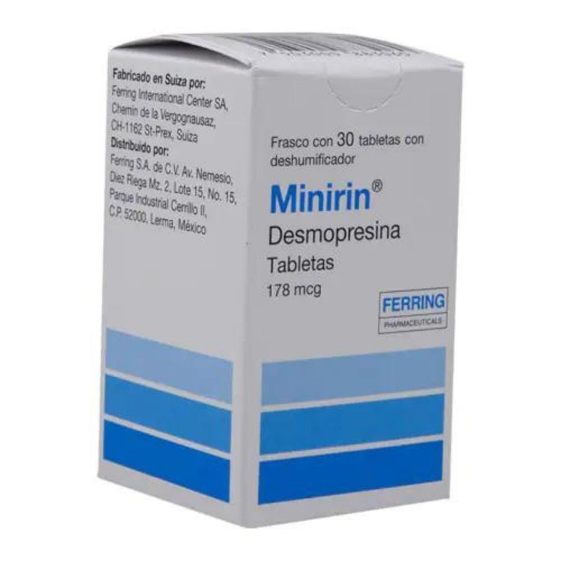 Minirin 30 tabletas 0.2mg e