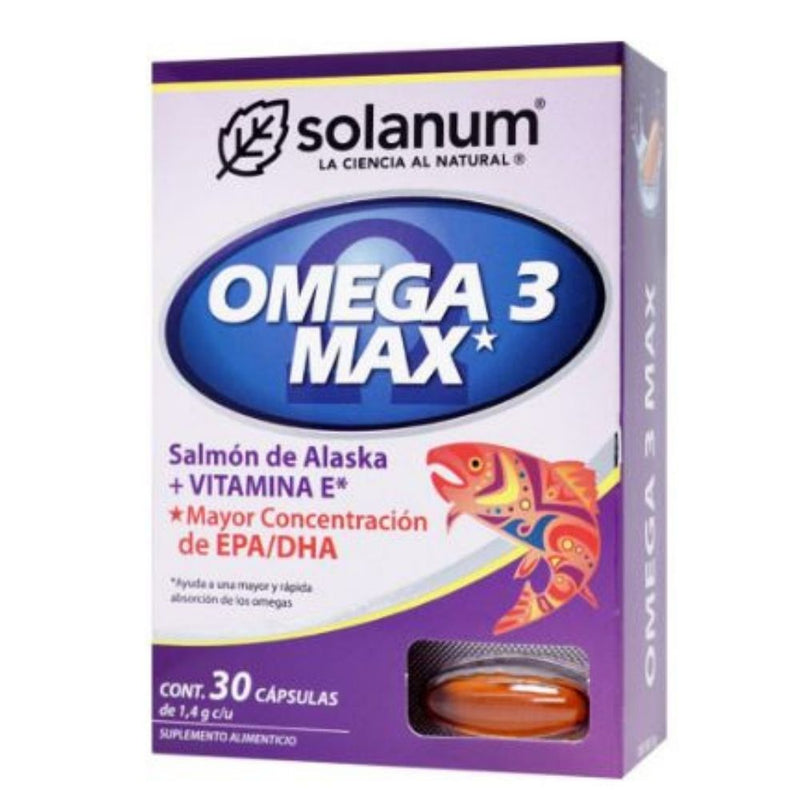 Omega 3 max 30 capsulas 42 gr
