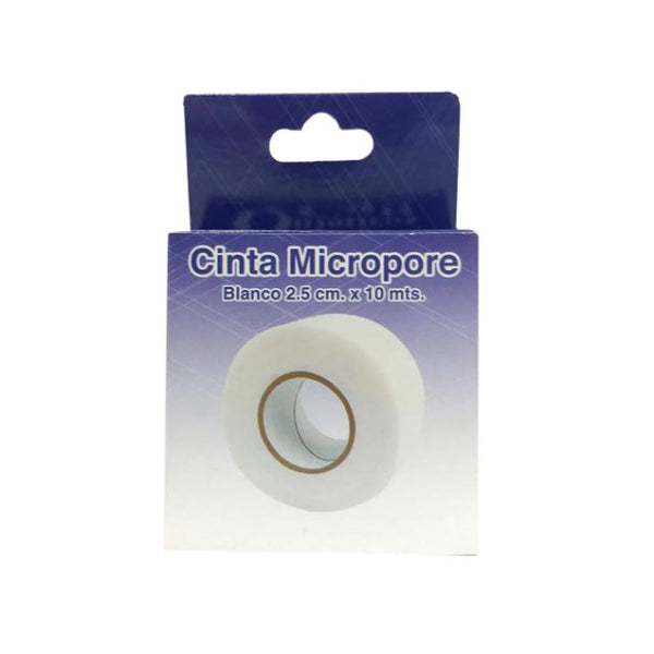 Cinta micropore bco 2.5x9m