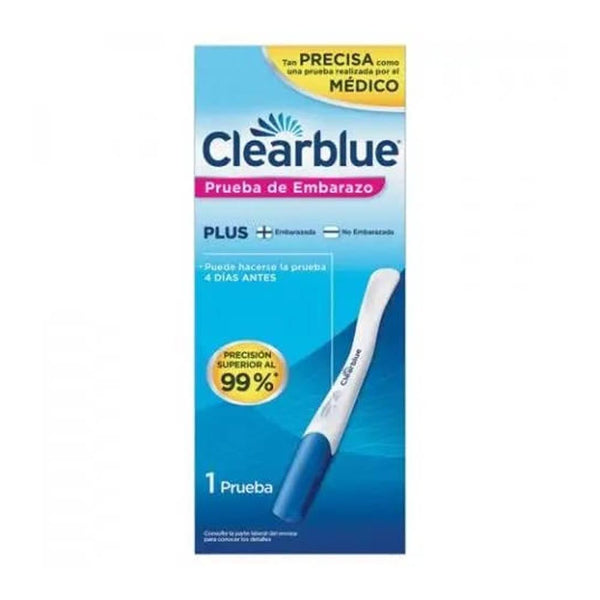 Prueba de embarazo clear blu
