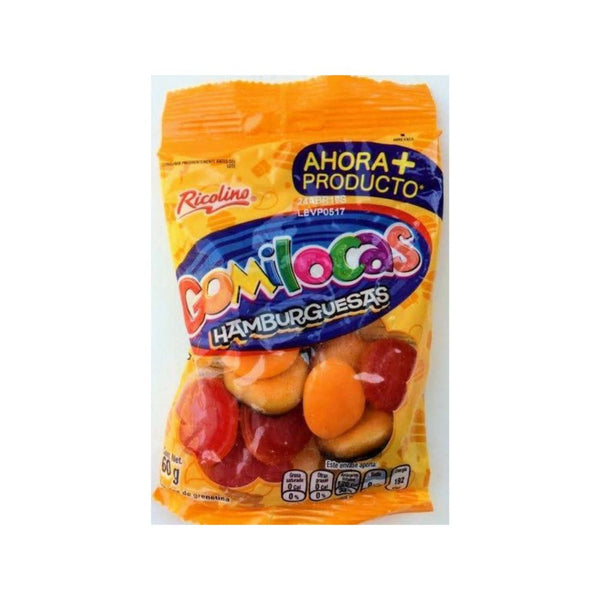 Ricolino gomilocas hamburgesas 56 gr