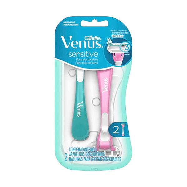Rastrillo venus sensitive 2pieza