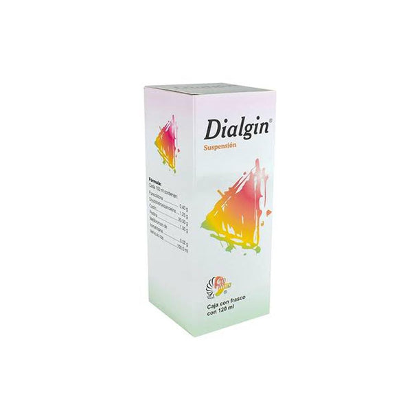 Diyodohidroxiquinoleina-furazolidona 20mg/62.5mg/1g/50mg/1mg/5 ml. suspension 120ml (dialgin)