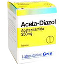 Aceta diazol frasco 30 tabletas 250 m