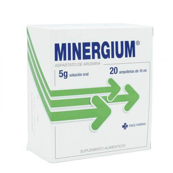 Minergium 5g 20 ampolletas